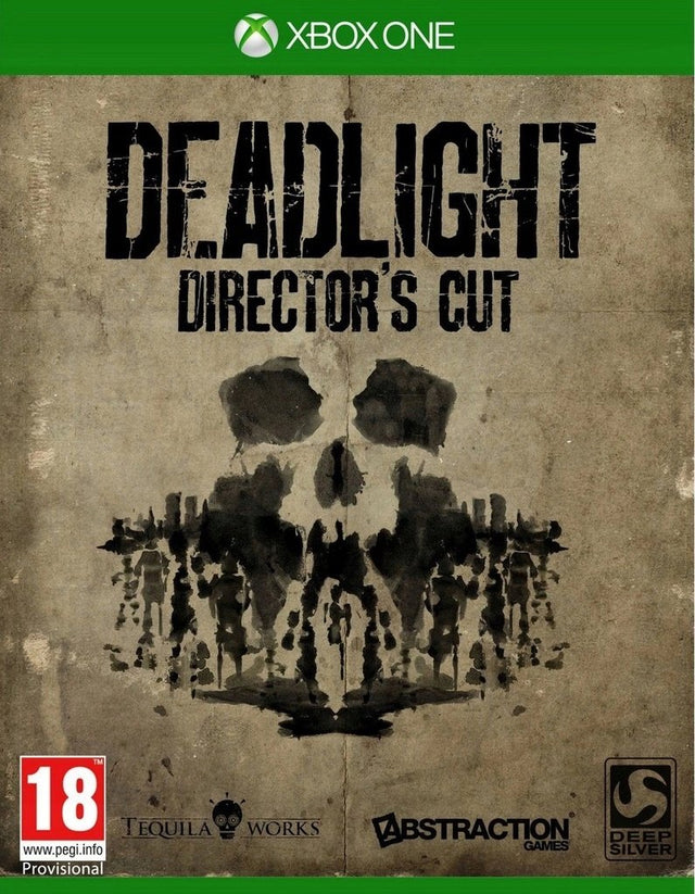 Xbox One Deadlight Director's Cut van Deep Silver, voorlopige hoes met inktvlek in de vorm van een schedel, tweedehands