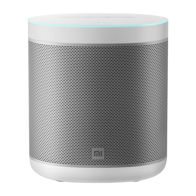 Xiaomi Mi Smart Speaker met Google Assistant, wit met zilverkleurige grill, voorkant
