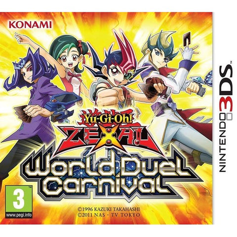 Nintendo 3DS Yu-Gi-Oh! Zexal World Duel Carnival, doos voorkant, tweedehands