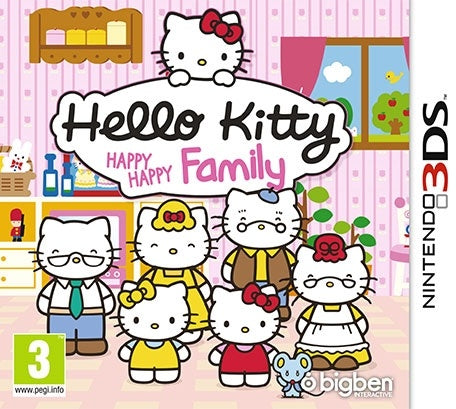 3DS-Hello Kitty Happy Happy Family Tweedehands