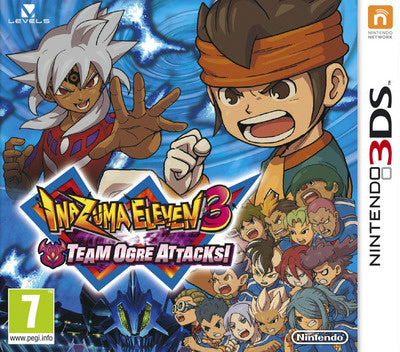 Nintendo 3DS Inazuma Eleven 3 Team Ogre Attacks, doos voorkant