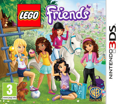 Nintendo 3DS LEGO Friends, doos voorkant, tweedehands