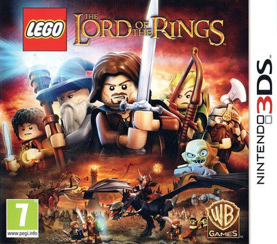 Nintendo 3DS LEGO The Lord of the Rings, doos voorkant, tweedehands