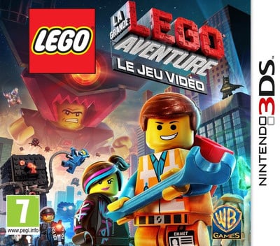 Nintendo 3DS LEGO Movie Videogame van WB Games, Franstalige doos La Grande Aventure LEGO met Emmet, tweedehands