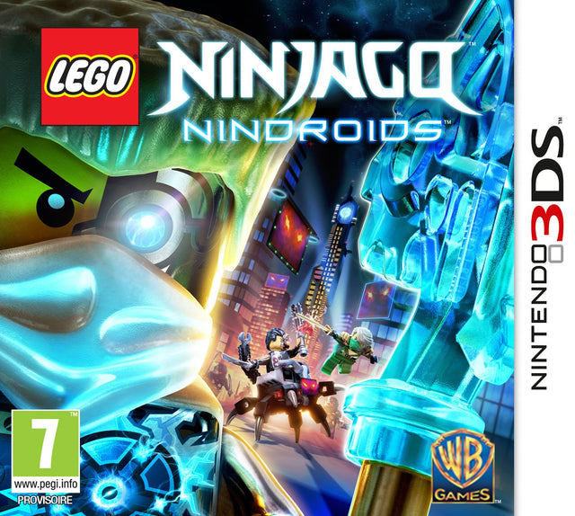 Nintendo 3DS LEGO Ninjago Nindroids, doos voorkant, tweedehands