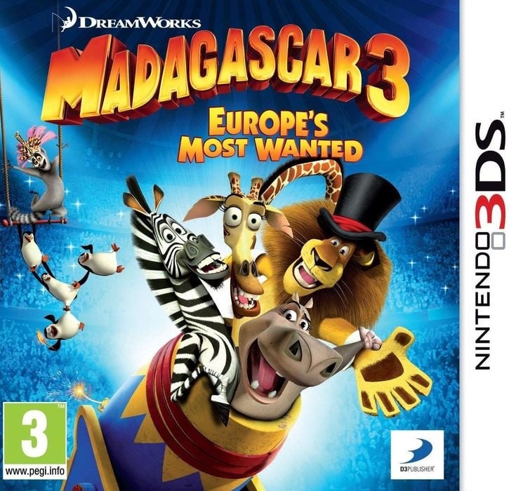 3DS-Madagascar 3: Europe’s Most Wanted Tweedehands