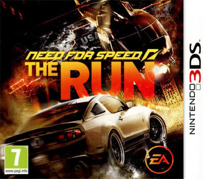 Nintendo 3DS Need for Speed The Run, doos voorkant, tweedehands