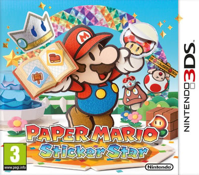 3DS-Paper Mario: Sticker Star Tweedehands