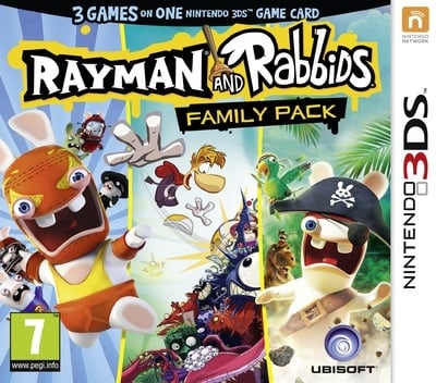 3DS-Rayman and Rabbids Family Pack Tweedehands