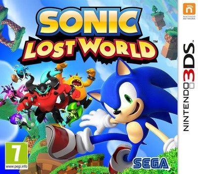 Nintendo 3DS Sonic Lost World, doos voorkant, tweedehands