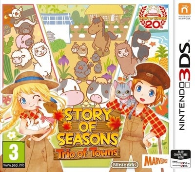 3DS-Story of Seasons: Trio of Towns Tweedehands