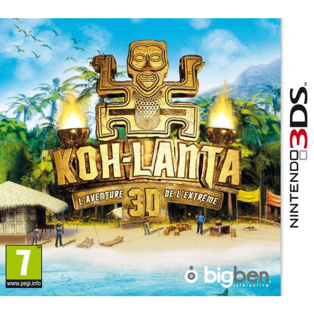 Nintendo 3DS Survivor 3D, Franstalige doos voorkant Koh-Lanta L'Aventure de l'Extrême 3D, tweedehands