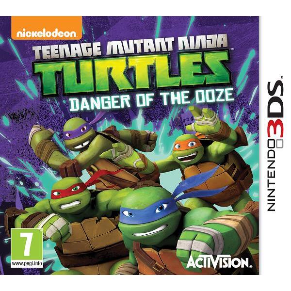Nintendo 3DS Teenage Mutant Ninja Turtles Danger of the Ooze, doos voorkant, tweedehands