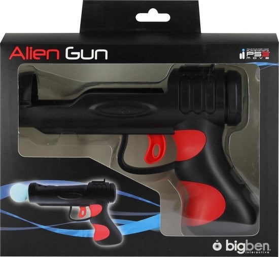 Alien Gun voor Playstation 3 Move Controller - Zwart (Nieuw)