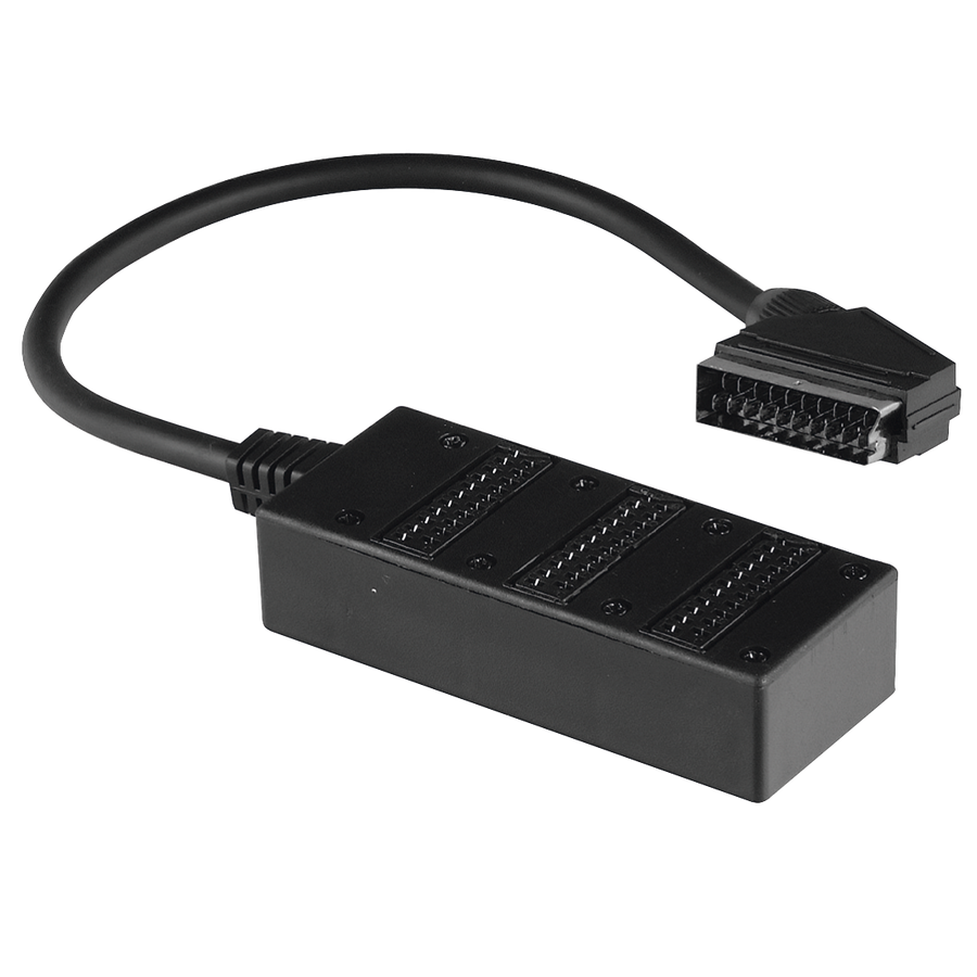 Algemeen-SCART Splitter naar 3 SCART Tweedehands