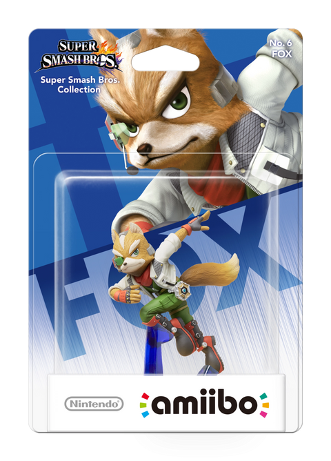 Amiibo-Fox (Nr. 6) - Super Smash Bros. series (Nieuw)