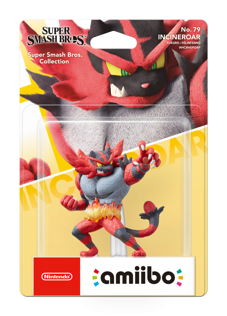 Amiibo-Incineroar (Nr. 79) - Super Smash Bros. series (Nieuw)