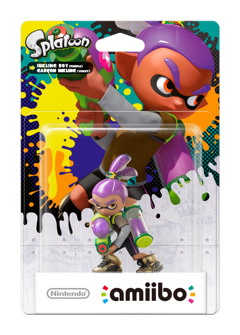 Amiibo-Inkling Boy (Purple) - Splatoon series (Nieuw)