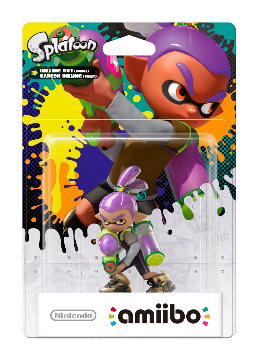 Amiibo-Inkling Boy (Purple) - Splatoon series (Nieuw)