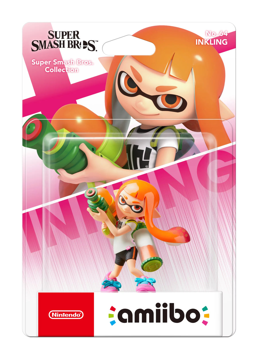 Amiibo-Inkling (Nr. 64) - Super Smash Bros. series (Nieuw)