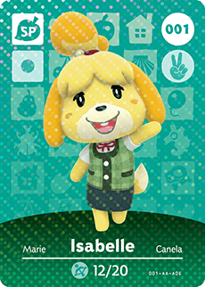 Amiibo-Isabelle #001 - Series 1 Tweedehands