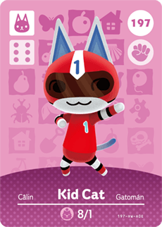 Amiibo-Kid Cat #197 - Series 2 Tweedehands