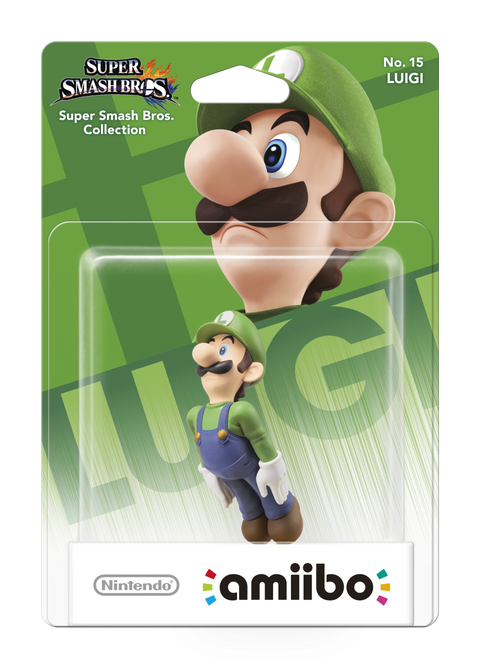 Amiibo-Luigi (Nr. 15) - Super Smash Bros. series (Nieuw)