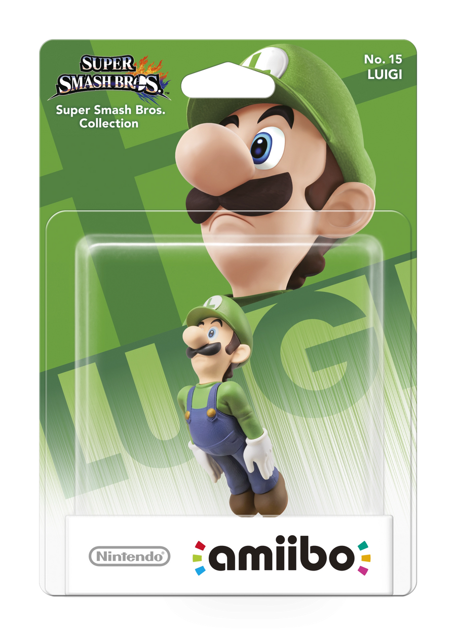 Amiibo-Luigi (Nr. 15) - Super Smash Bros. series (Nieuw)