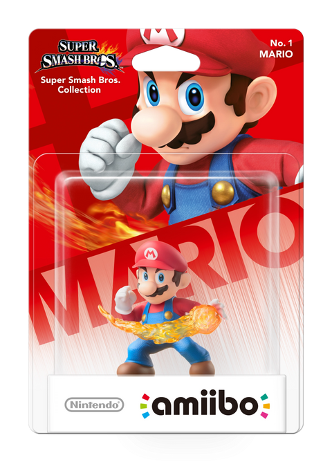 Amiibo-Mario (Nr. 1) - Super Smash Bros. series (Nieuw)