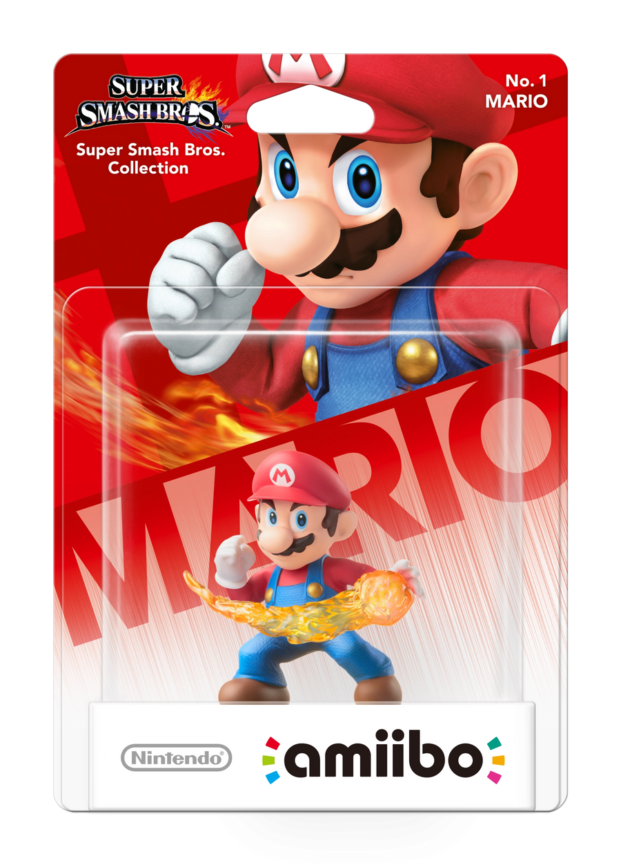 Amiibo-Mario (Nr. 1) - Super Smash Bros. series (Nieuw)
