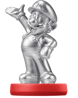 Amiibo-Mario - Silver Edition - Super Mario series Tweedehands