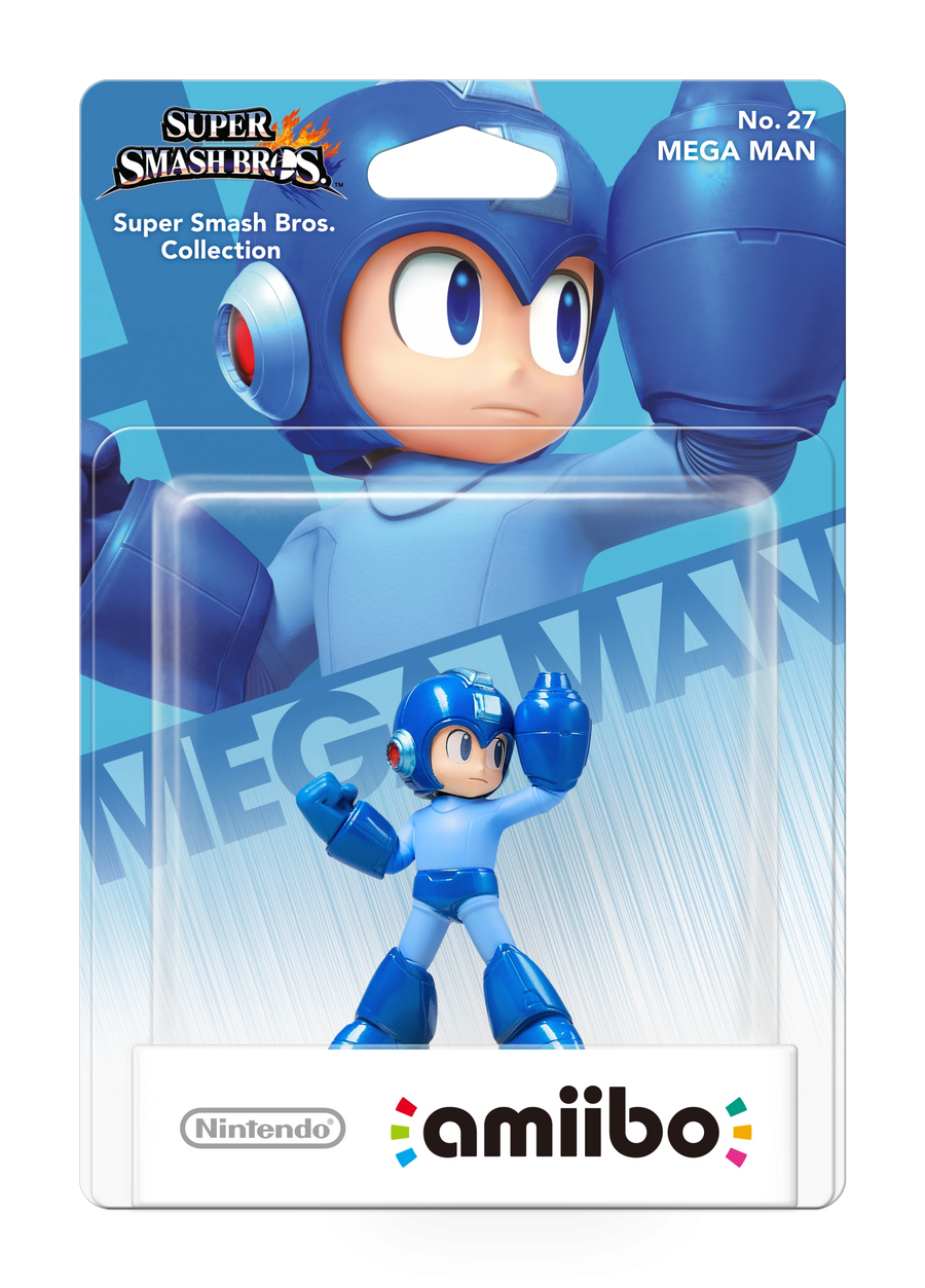 Amiibo-Mega Man (Nr. 27) - Super Smash Bros. series (Nieuw)