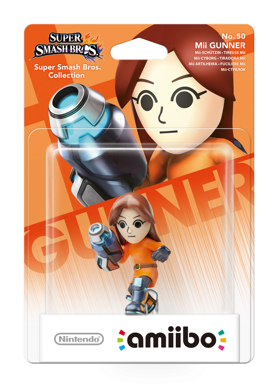 Amiibo-Mii Gunner (Nr. 50) - Super Smash Bros. series (Nieuw)
