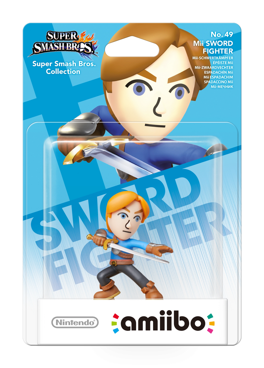 Amiibo-Mii Swordfighter (Nr. 49) - Super Smash Bros. series (Nieuw)