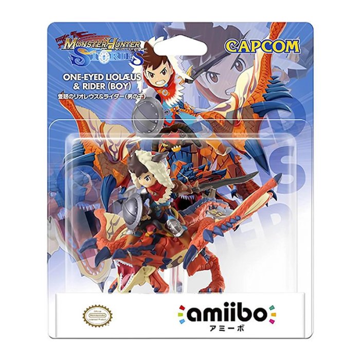 Amiibo-One-Eyed Rathalos and Rider - Boy - Monster Hunter Stories series (Nieuw)