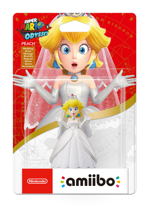 Amiibo-Peach - Wedding Outfit - Super Mario series (Nieuw)