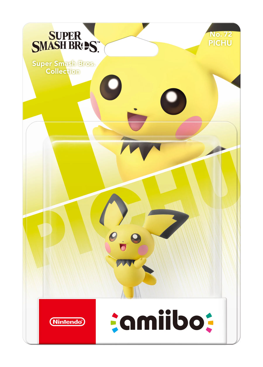 Amiibo-Pichu (Nr. 72) - Super Smash Bros. series (Nieuw)