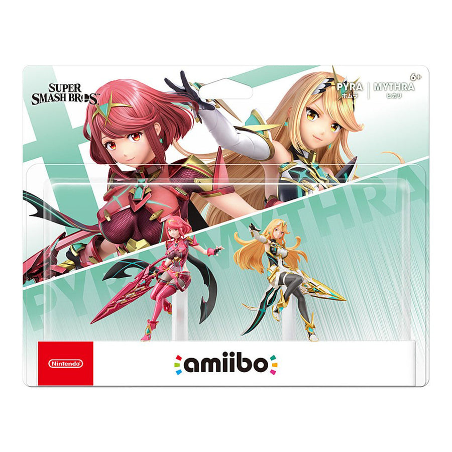 Amiibo-Pyra (Nr. 92) + Mythra (Nr. 93) Double Pack - Amiibo Super Smash Bros. series (Nieuw)