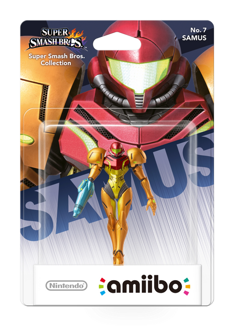 Amiibo-Samus (Nr. 7) - Super Smash Bros. series (Nieuw)