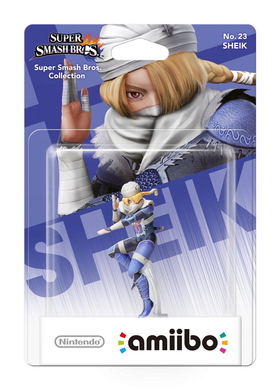 Amiibo-Sheik (Nr. 23) - Super Smash Bros. series (Nieuw)