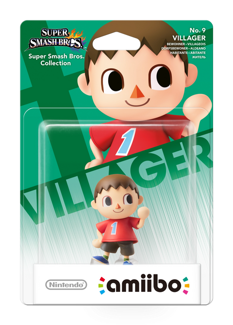 Amiibo-Villager (Nr. 9) - Super Smash Bros. series (Nieuw)
