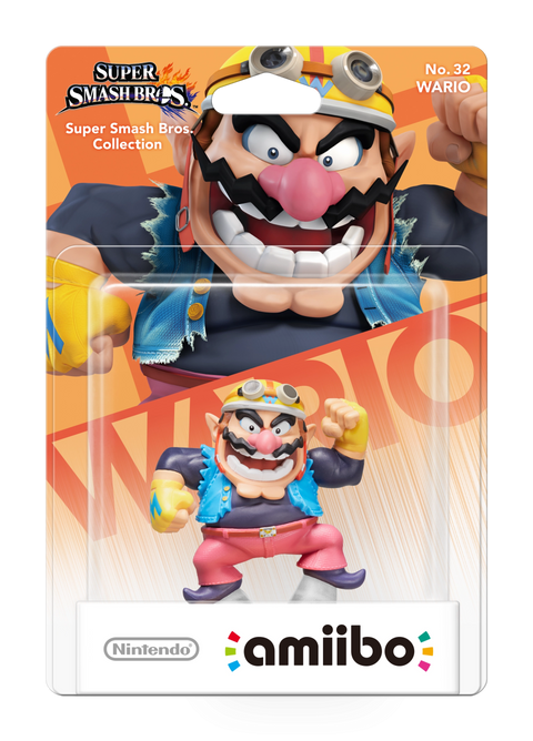 Amiibo-Wario (Nr. 32) - Super Smash Bros. series (Nieuw)