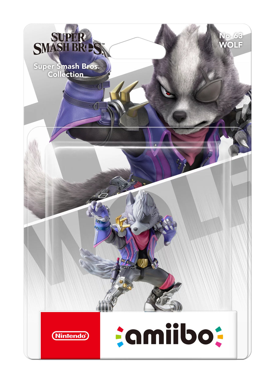 Amiibo-Wolf (Nr. 63) - Super Smash Bros. series (Nieuw)