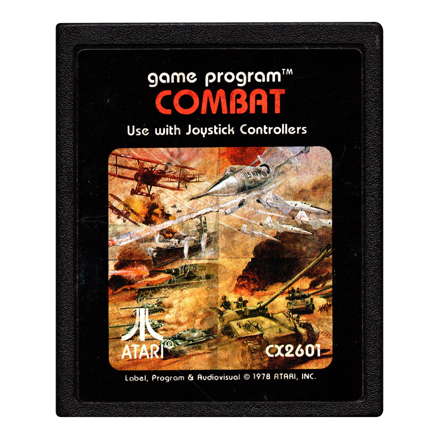 Atari 2600-Game Program Combat (CX2601) (Losse Cassette) Tweedehands