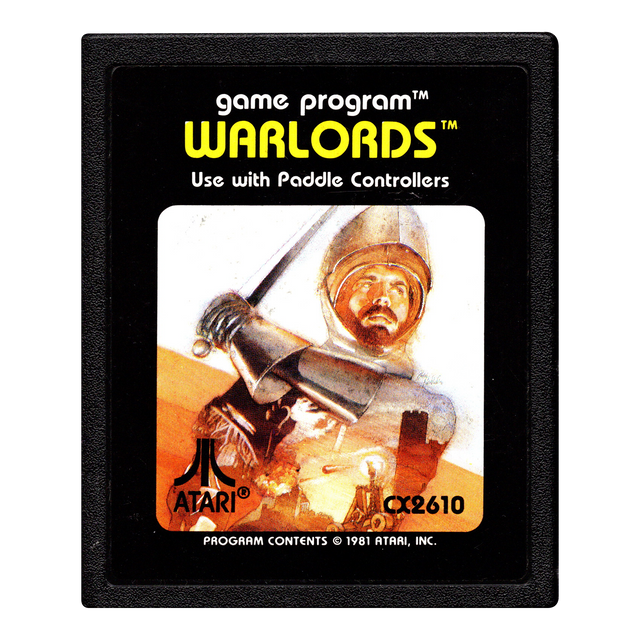 Atari 2600 Warlords CX2610, losse cassette, tweedehands