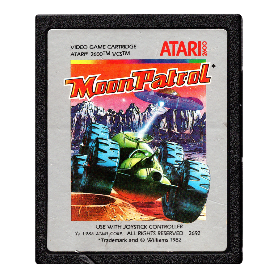 Atari 2600-Moon Patrol (Losse Cassette) Tweedehands