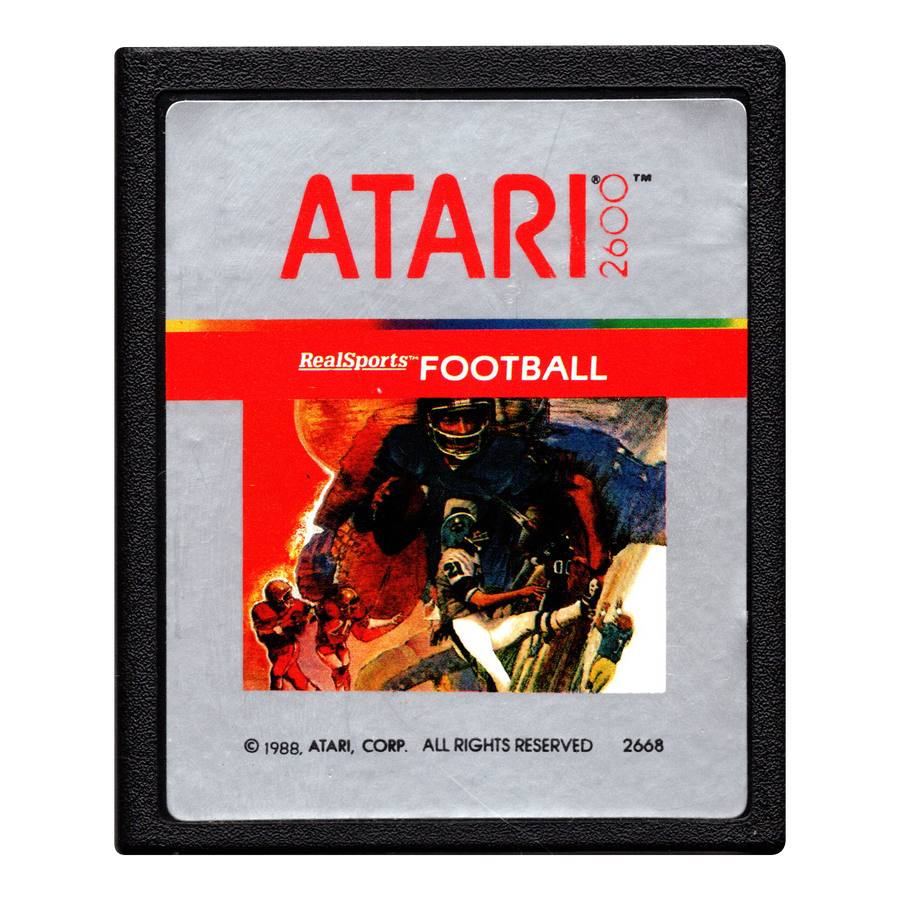 Atari 2600-RealSports Football (Losse Cassette) Tweedehands