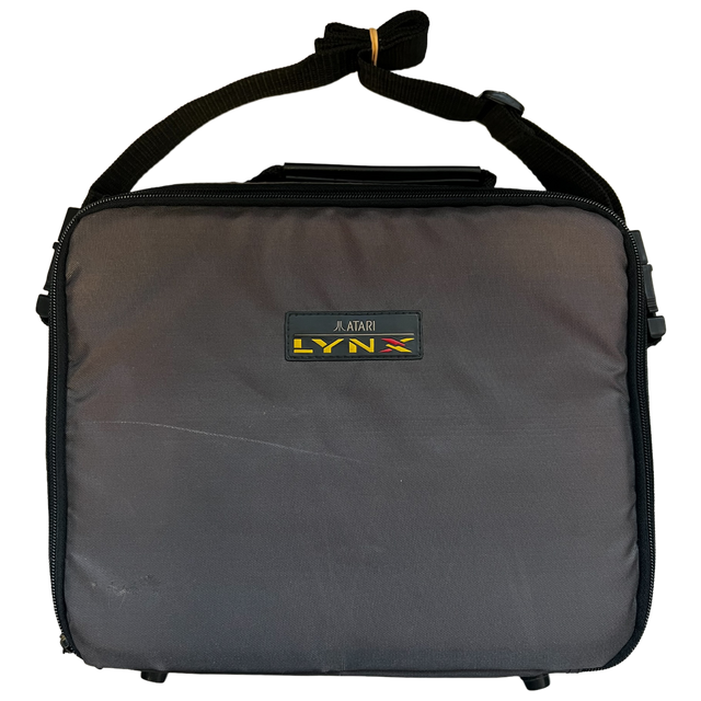 Atari Lynx draagtas large, zwart, voorkant, tweedehands
