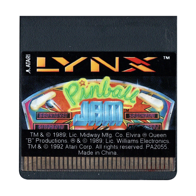 Atari Lynx Pinball Jam, losse cassette, tweedehands