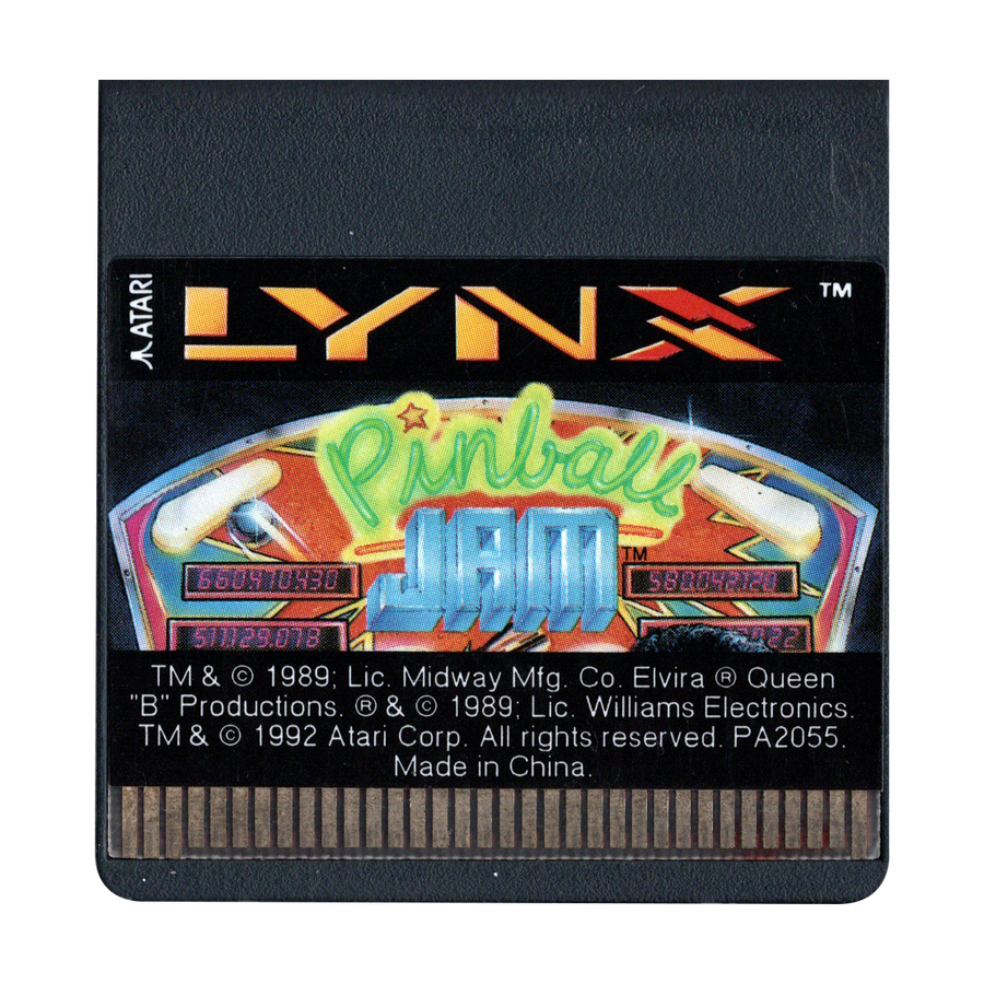 Atari Lynx-Pinball Jam (Losse Cassette) Tweedehands